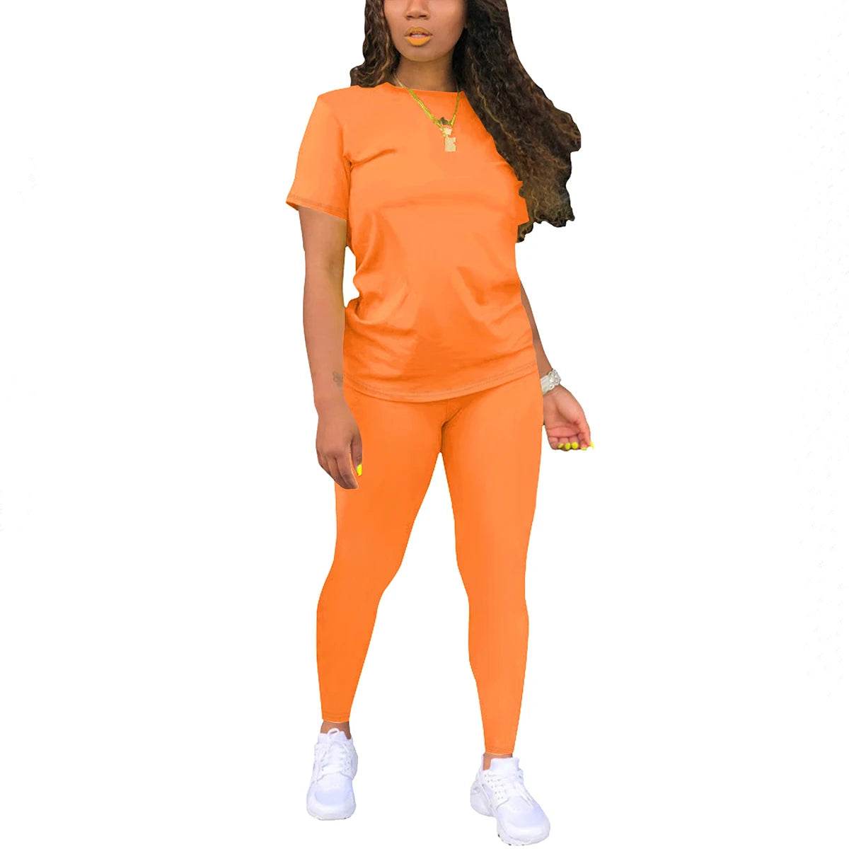 HAKUBEBY Women's Summer Short Sleeve Pants Set - Casual & Comfortable - Buy Center US