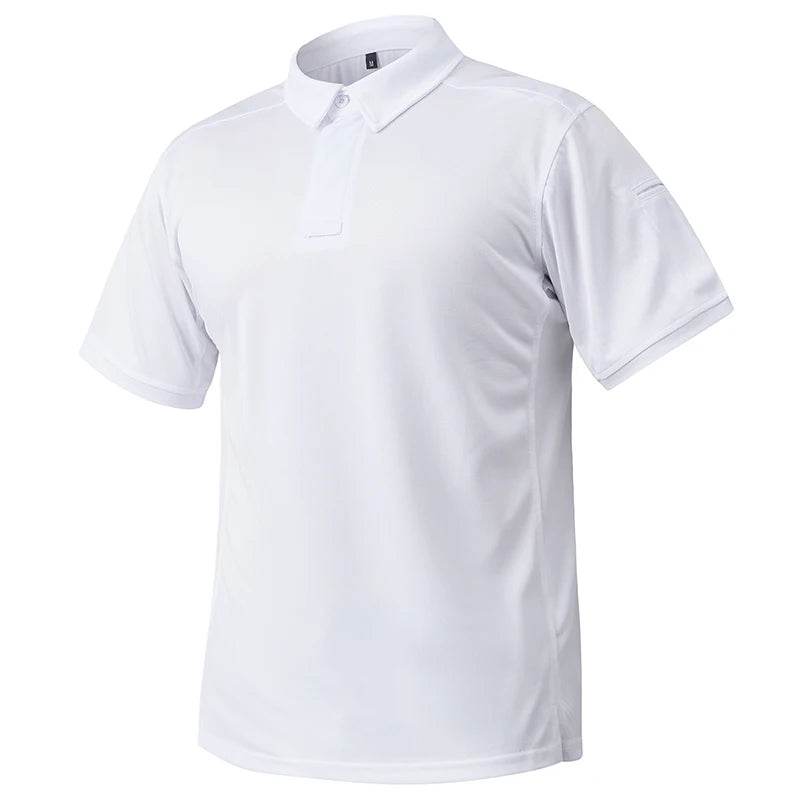 ReFire Gear Men's Short Sleeve Polo Shirt - Lightweight Tactical Outdoor Wear - Buy Center US