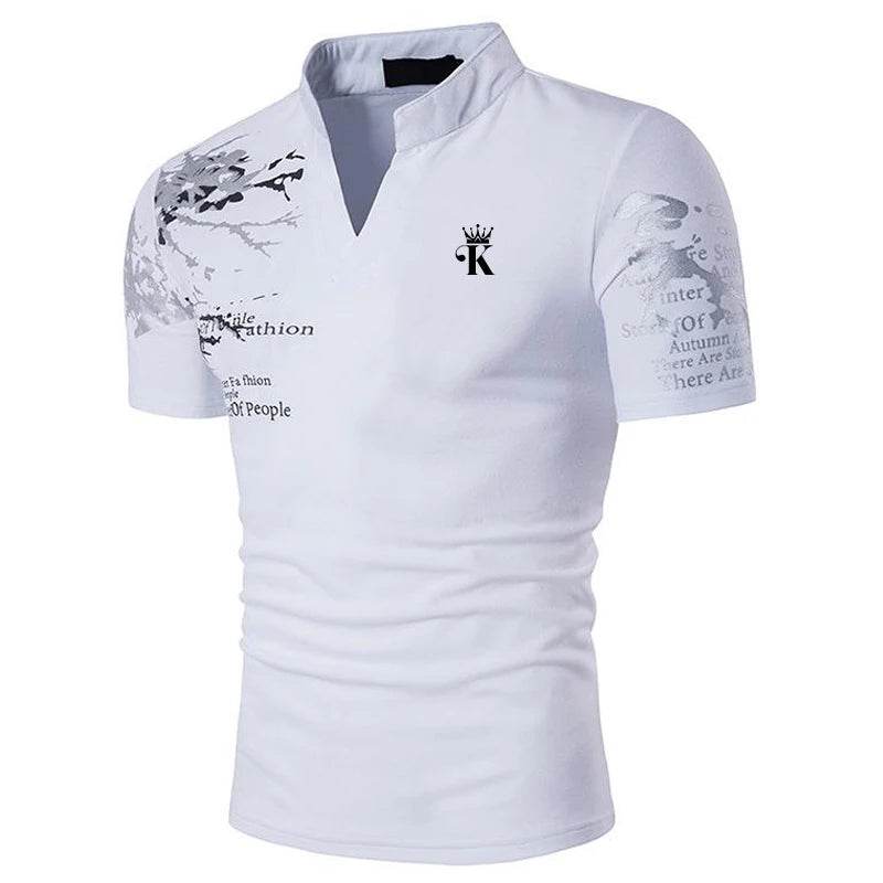 Dingshite Men's Casual Golf Polo Shirt - Short Sleeve, Solid Color Design - Buy Center US