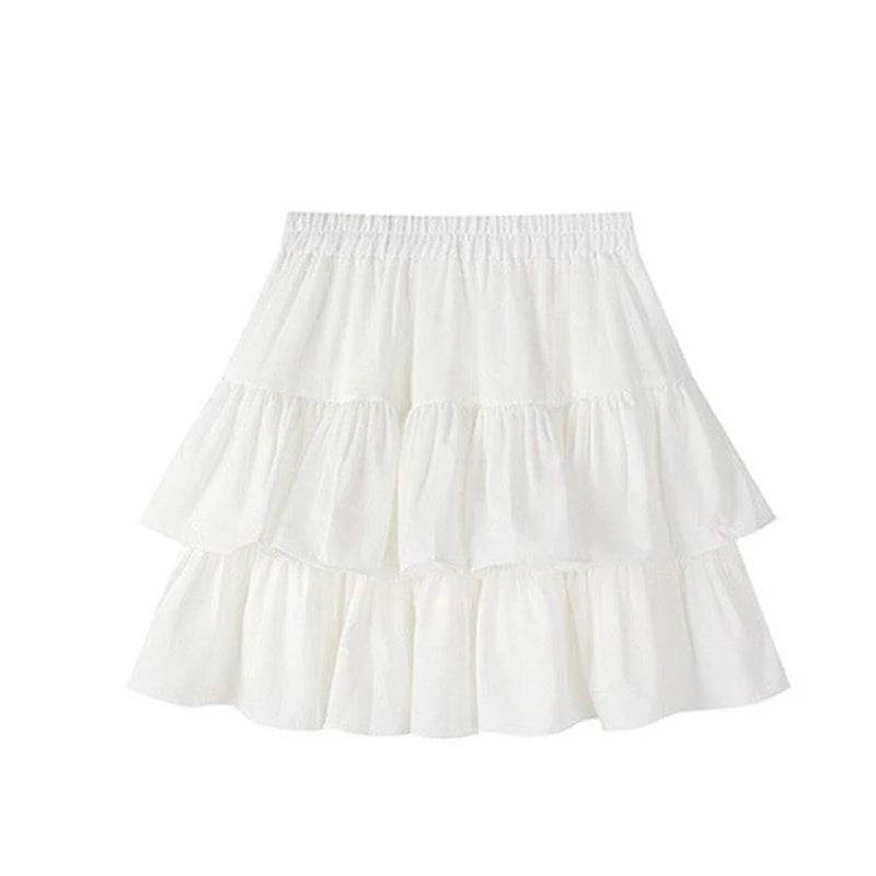 GIDYQ Women's A-Line Pleated Skirt - Summer Ruffle Mini Style - Buy Center US
