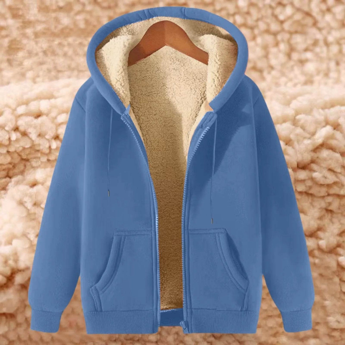 Men's Winter Hooded Jacket - Fleece Lined, Zip Up, Casual Style - Buy Center US