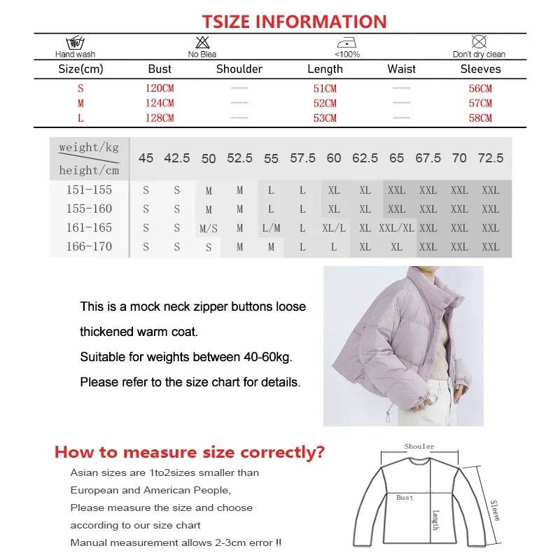 Heliar Women’s Winter Jacket - Casual Thicken Zipper Down Coat - Buy Center US