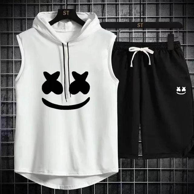 Summer Men's Two Piece Set - Casual T-Shirt & Shorts Tracksuit - Buy Center US