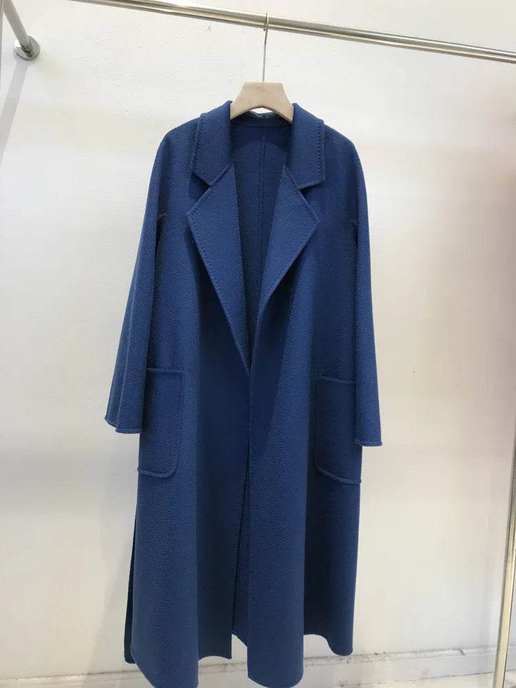 RosEvans Handmade Wool Coat - Double-Sided, Casual Style for Women - Buy Center US