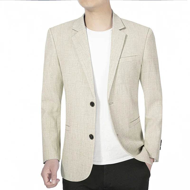 FAVOCENT 2025 Men’s Casual Blazer - Lightweight Spring/Autumn Jacket - Buy Center US