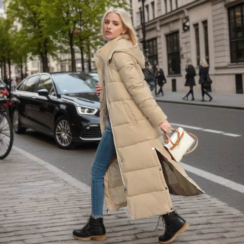 2024 Winter Women’s Hooded Parka Coat - Thick Slim-Fit Style - Buy Center US