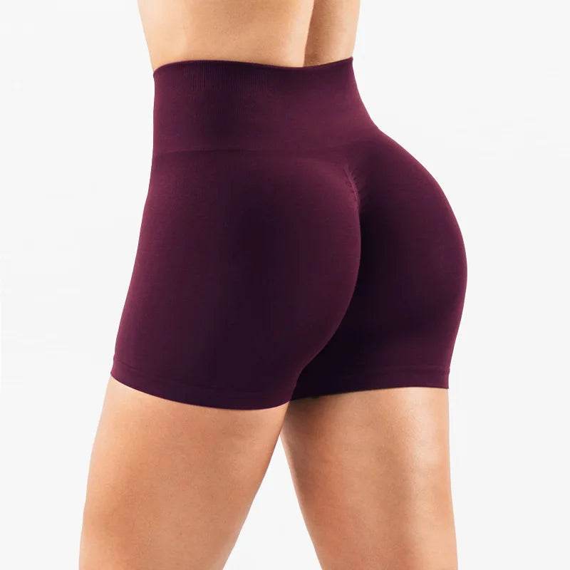 GPBD Women's High Waist Seamless Yoga Shorts - Push Up Fitness Style - Buy Center US
