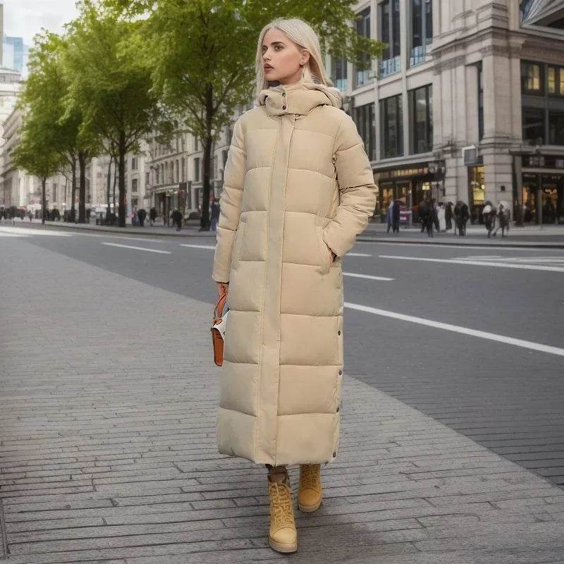 2024 Winter Women’s Hooded Parka Coat - Thick Slim-Fit Style - Buy Center US