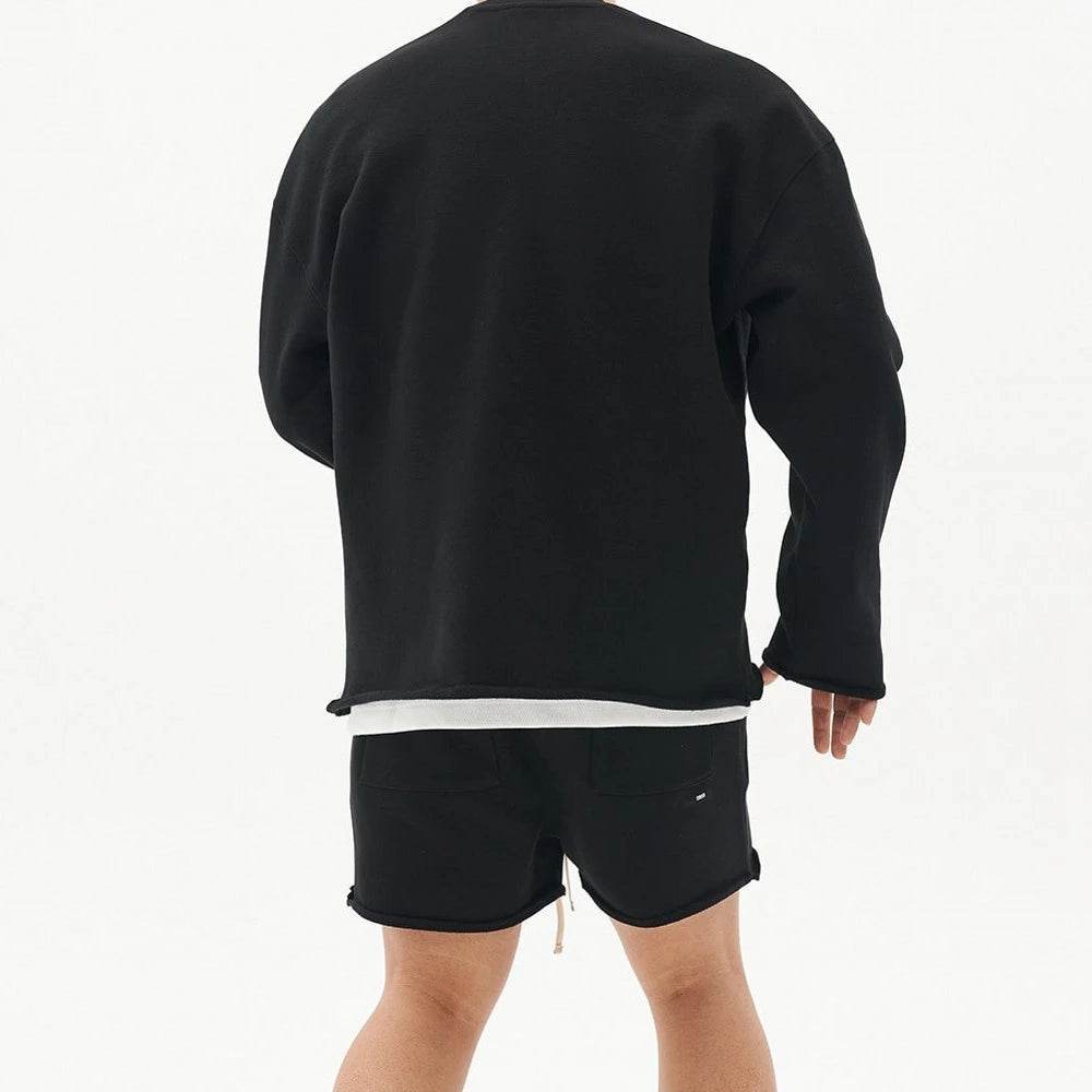 Dueweer Men's Summer Cotton Sets - Loose Hoodie & Shorts for Casual Wear - Buy Center US