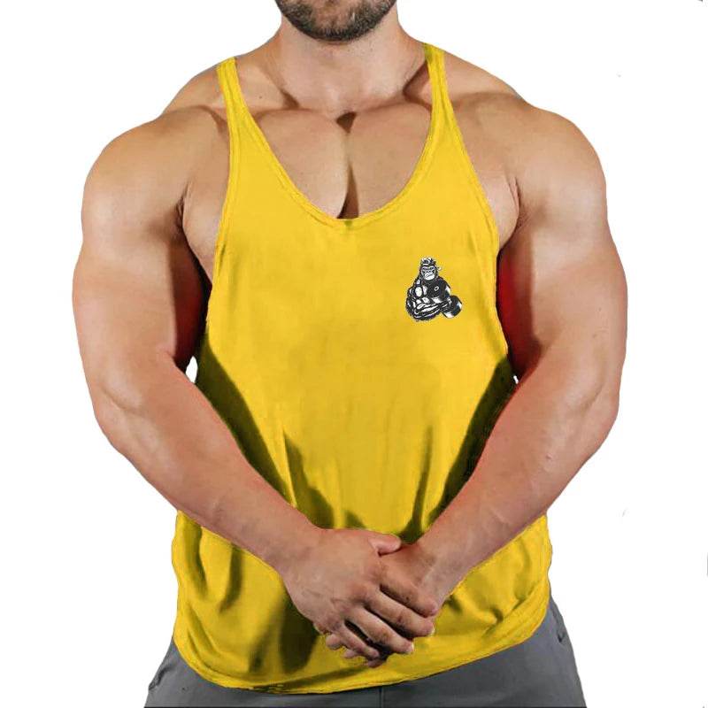 Men's Casual Gym Tank Top - Sleeveless Fitness Vest for All Seasons - Buy Center US