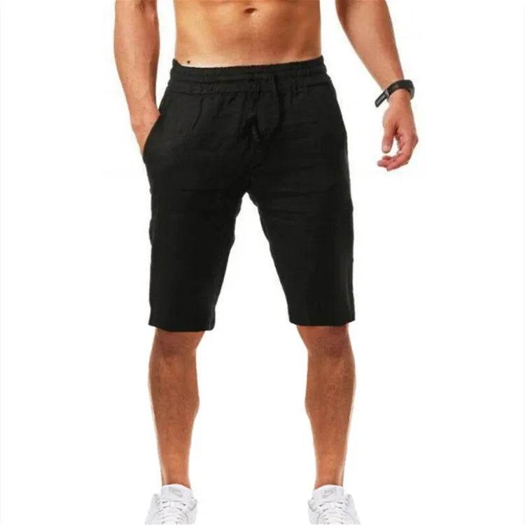2025 Men's Cotton Linen Pants - Casual Breathable Summer Trousers - Buy Center US