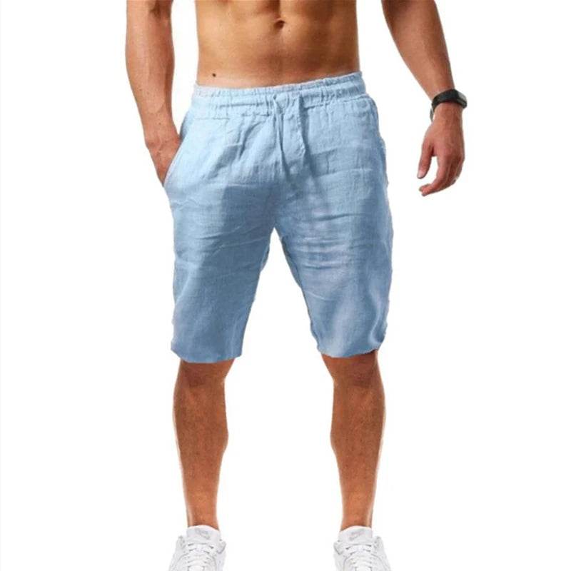 2025 Men's Cotton Linen Pants - Casual Breathable Summer Trousers - Buy Center US