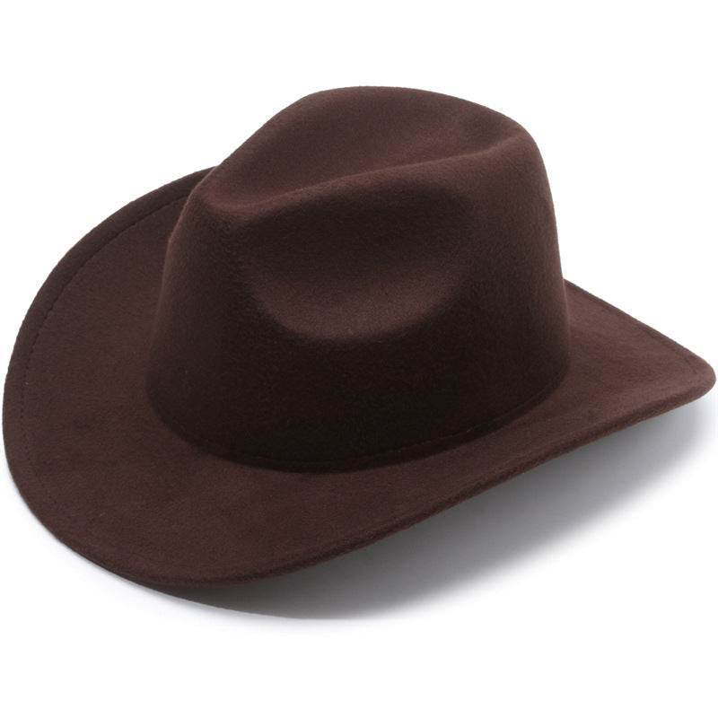 Woolen Cowboy Hat for Men & Women - Adjustable Ethnic Style Summer Accessory - Buy Center US
