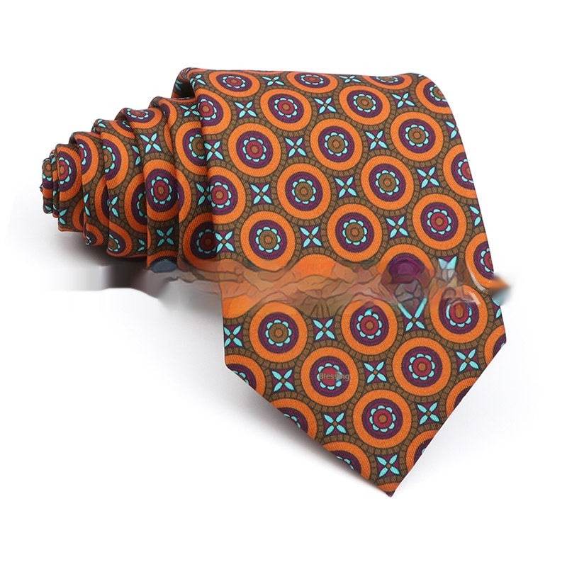 Buycenter Men's Printed Polyester Tie - Stylish Workplace Bow Tie - Buy Center US