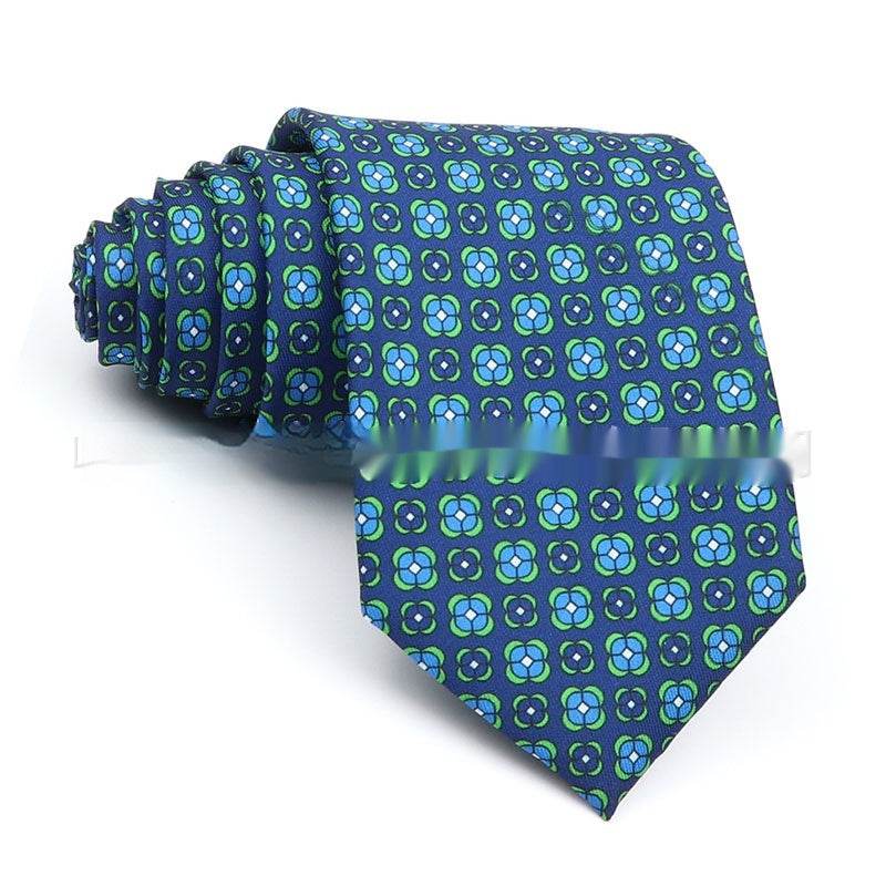 Buycenter Men's Printed Polyester Tie - Stylish Workplace Bow Tie - Buy Center US
