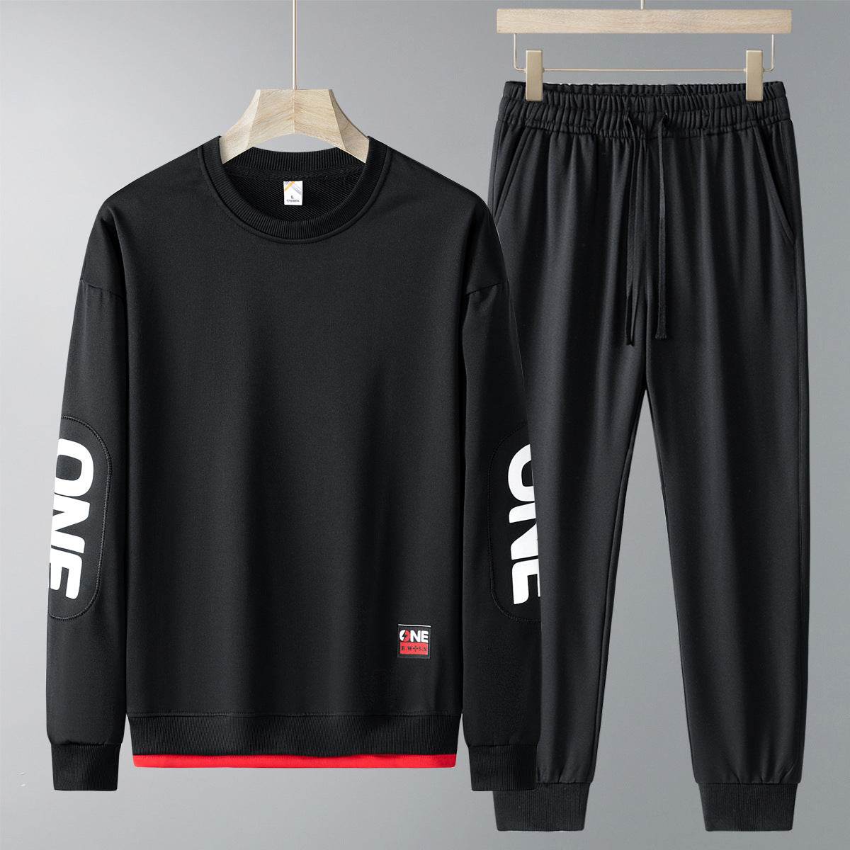 Buycenter Men's Spring Autumn Casual Sweatshirt & Trousers Set - Buy Center US