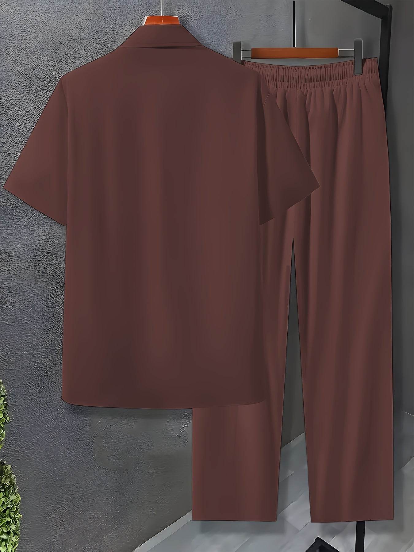 Men's Casual Novelty Clothing Set - 100% Polyester, Comfortable Fit - Buy Center US