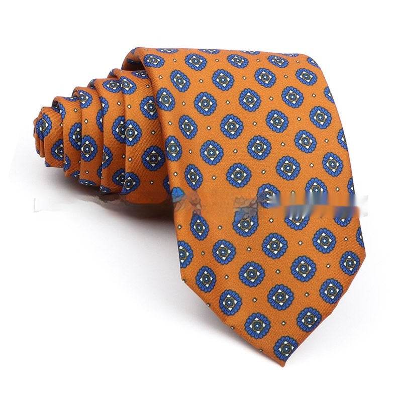 Buycenter Men's Printed Polyester Tie - Stylish Workplace Bow Tie - Buy Center US