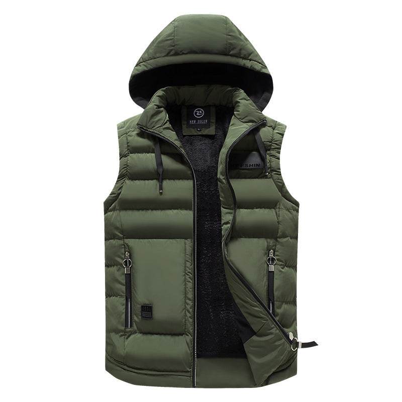 Buycenter Men's Casual Cotton Vest - Slim Fit, Pocket Style Options - Buy Center US