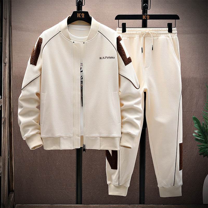 Buycenter Spring & Autumn Embroidered Baseball Uniform Set - Casual Sportswear - Buy Center US