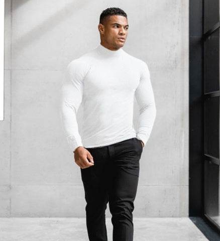 Men's Loose Quick-Drying Long Sleeve T-Shirt - Ideal for Running & Basketball - Buy Center US