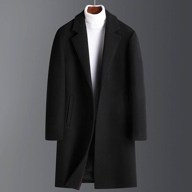 Buycenter Korean Style Wool Coat - Thickened Velvet for Winter Warmth - Buy Center US