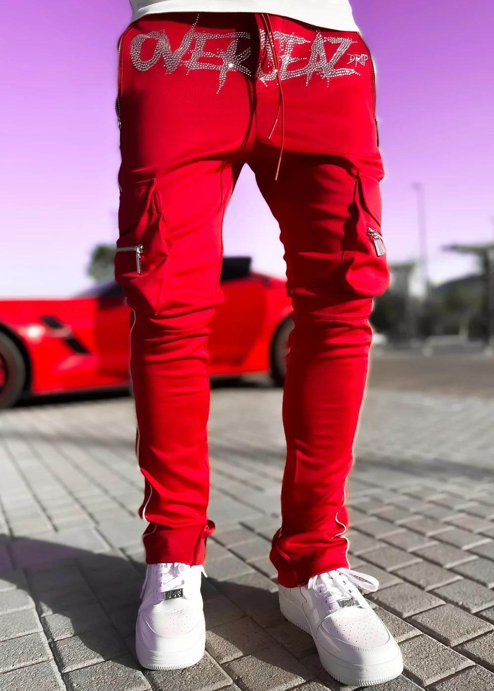 Buycenter Men's Multi Pocket Cargo Pants - Athleisure, Mid-Waist Design - Buy Center US