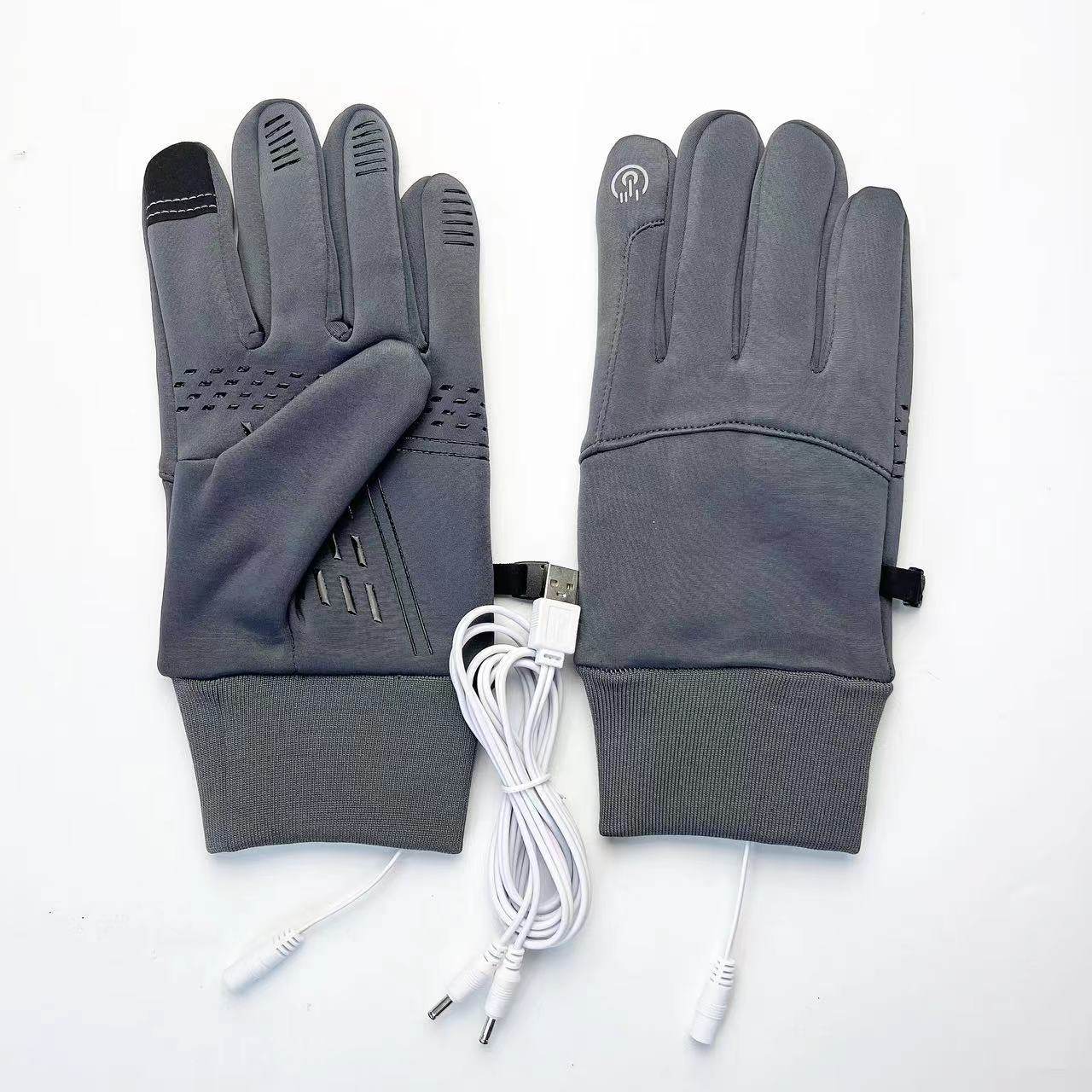 Buycenter USB Heated Gloves - Waterproof Touchscreen Cycling Mittens - Buy Center US