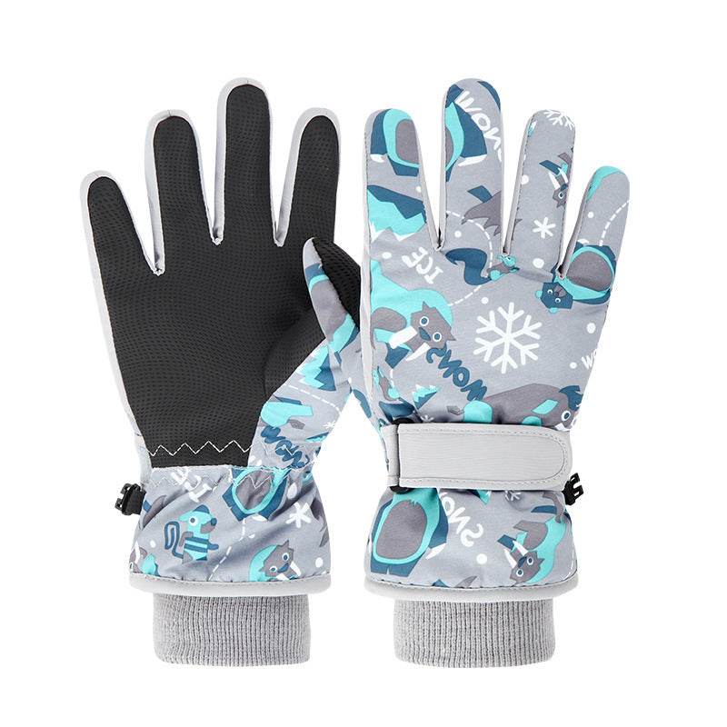 Buycenter Children's Skiing Gloves - Thickened Fleece for Maximum Warmth - Buy Center US