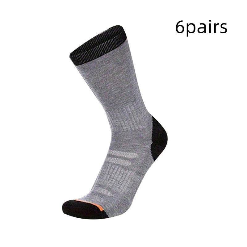 Buycenter Men's Mid-Calf Socks - Cozy Solid Color for Autumn & Winter - Buy Center US