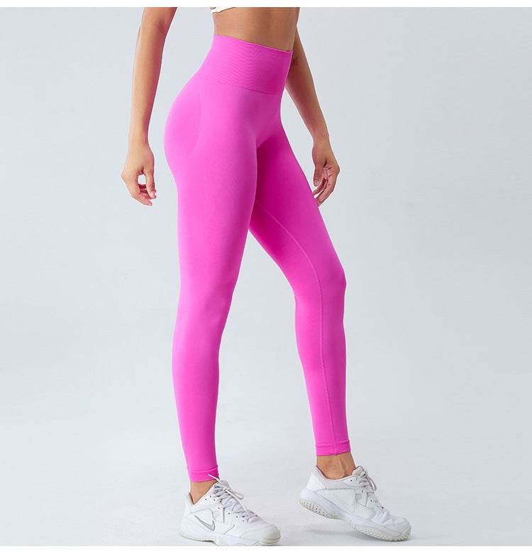 Women's Peach Seamless Running Pants - Outdoor Fitness Tights - Buy Center US