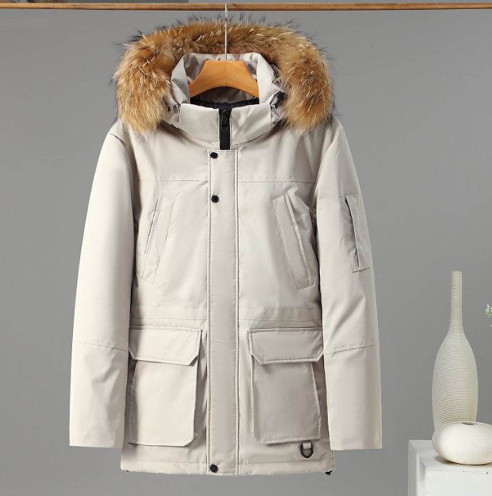 Buycenter Men's Cotton-padded Outdoor Jacket - Winter Leisure Wear - Buy Center US