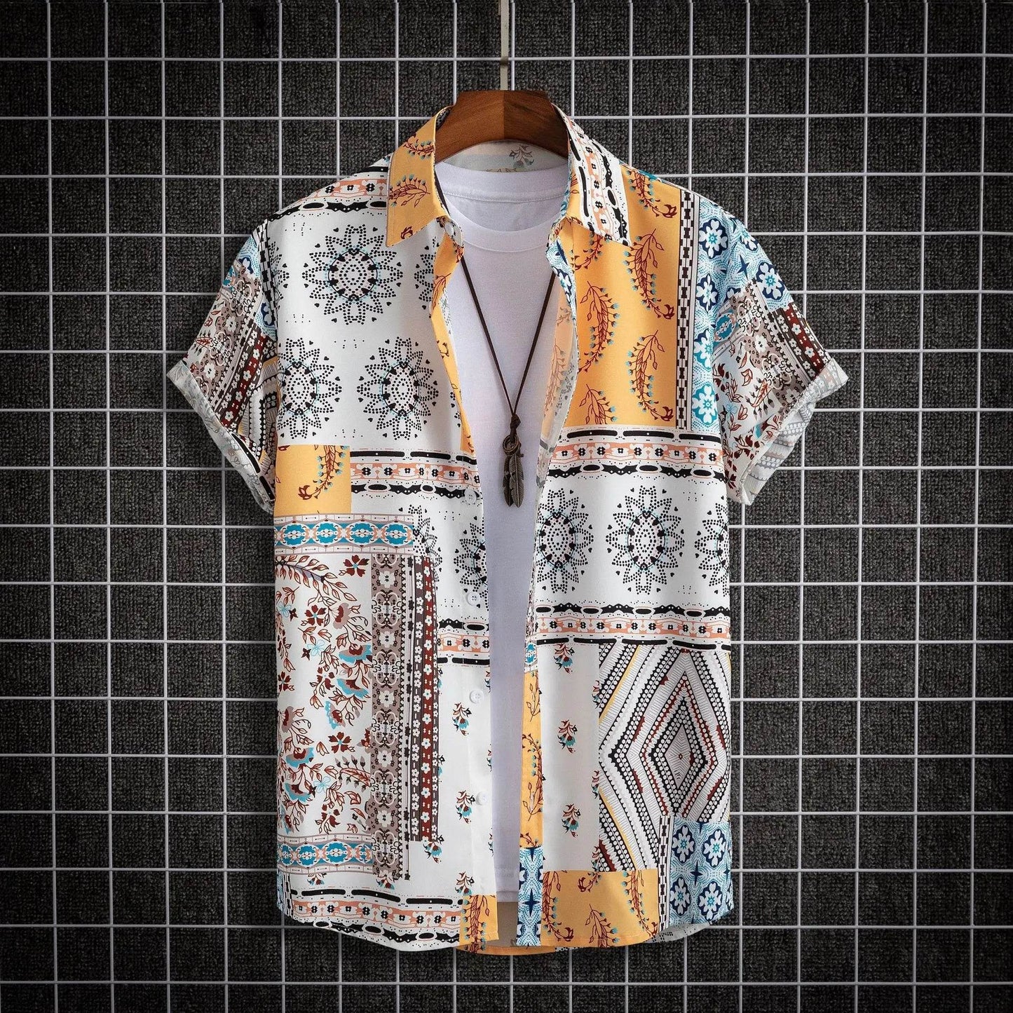Men's 3D Printed Hawaiian Cardigan Shirt - Plus Size & Loose Fit - Buy Center US
