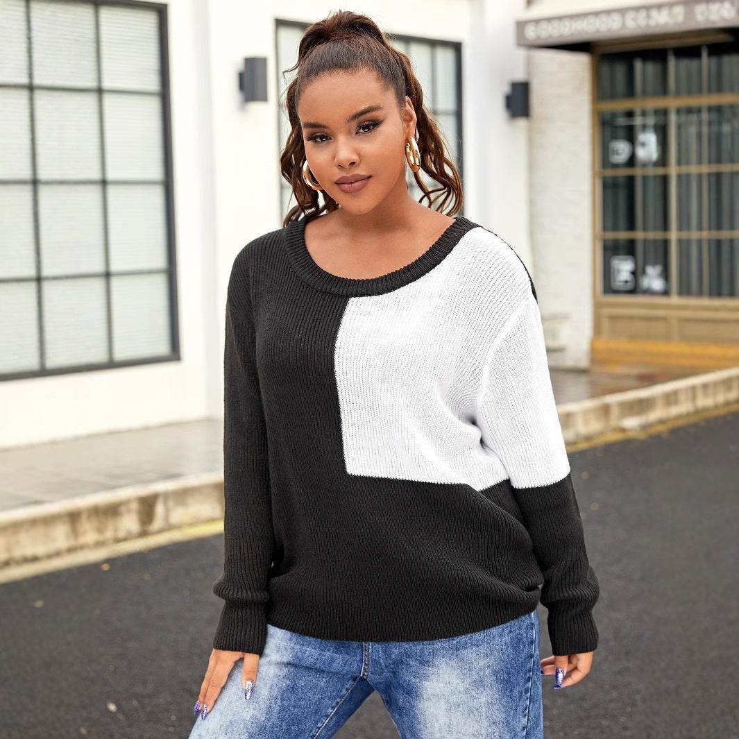 Plus Size Women's Sweater - Distressed Loose Fit, Available in 1XL to 4XL - Buy Center US