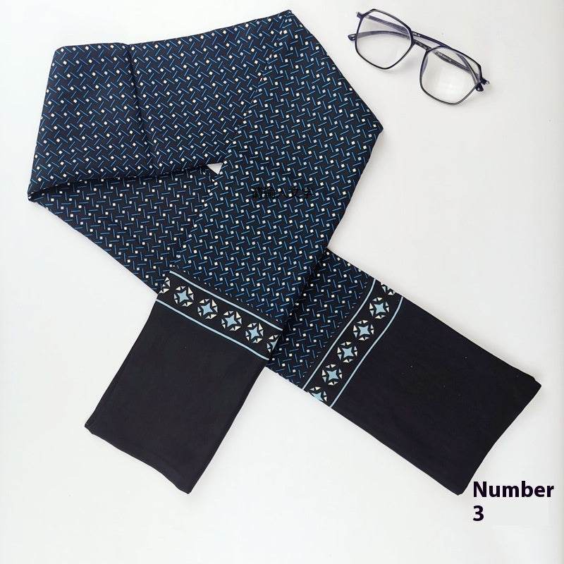 Buycenter Men's Silk Cashmere Scarf - High-End Warmth for All Seasons - Buy Center US