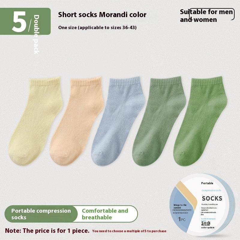 Buycenter Disposable Compression Socks - Mid-Calf, Sweat-Absorbing & Deodorant - Buy Center US
