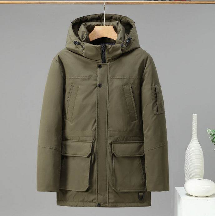 Buycenter Men's Cotton-padded Outdoor Jacket - Winter Leisure Wear - Buy Center US
