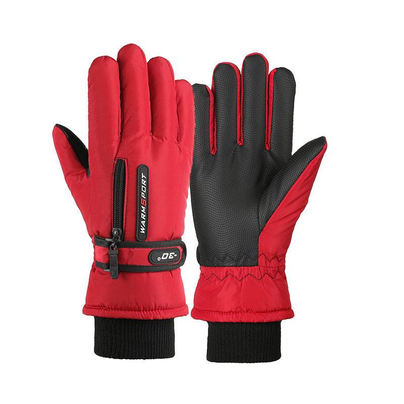 Buycenter Padded Windproof Gloves - Fleece Lined for Outdoor Cycling - Buy Center US
