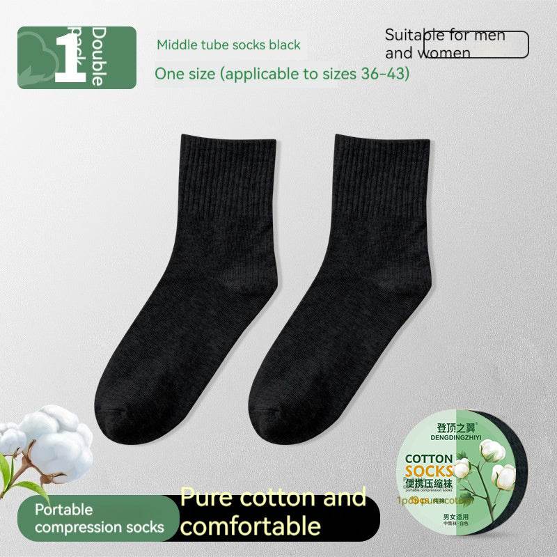 Buycenter Cotton Compression Socks - Breathable & Sweat-Absorbent Summer Wear - Buy Center US