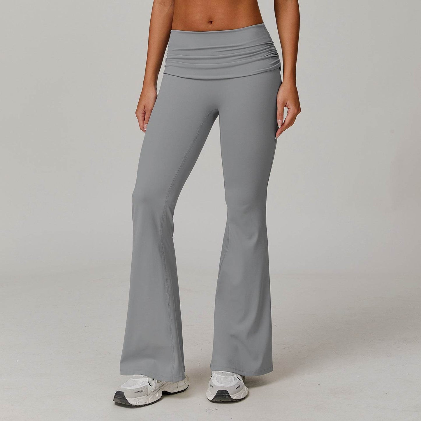 Quick-Dry Yoga Pants for Women - Casual Wide Leg & Nude Feel Comfort - Buy Center US