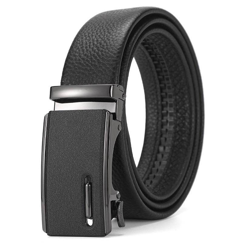 Buycenter Genuine Leather Automatic Belt for Boys - Stylish & Durable Design - Buy Center US