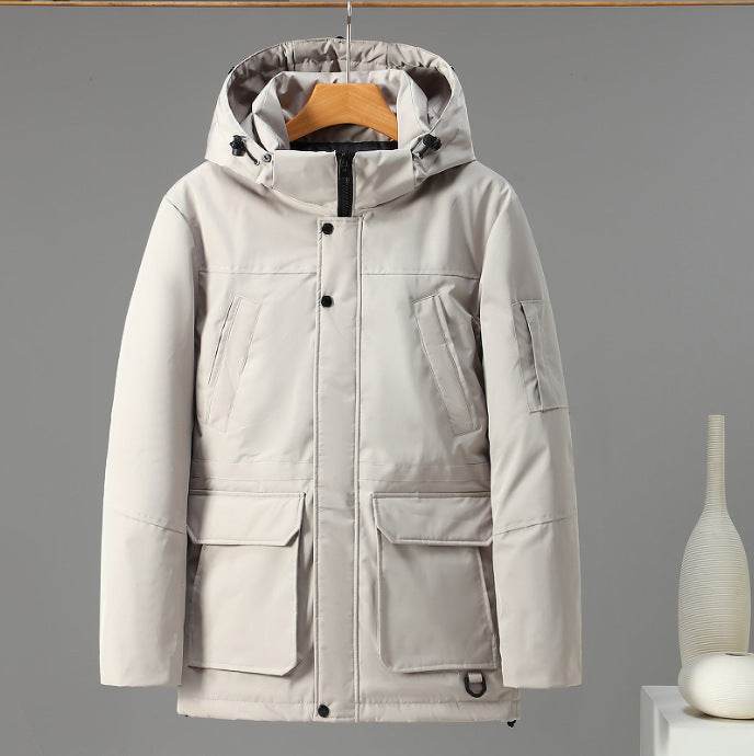 Buycenter Men's Cotton-padded Outdoor Jacket - Winter Leisure Wear - Buy Center US