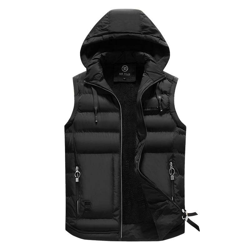 Buycenter Men's Casual Cotton Vest - Slim Fit, Pocket Style Options - Buy Center US