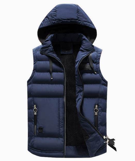 Buycenter Men's Casual Cotton Vest - Slim Fit, Pocket Style Options - Buy Center US