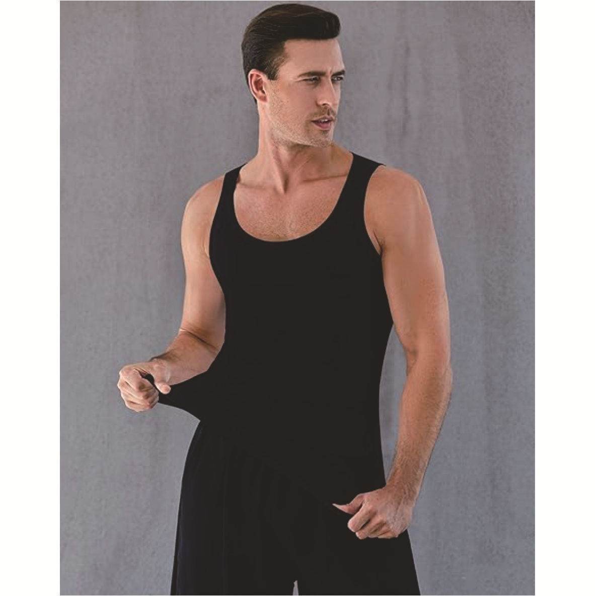 Men's Body Shape Vest - Adjustable Shaping and Waist Support for All Sizes - Buy Center US