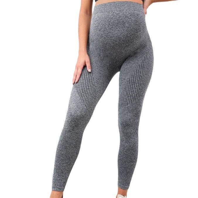 High Waist Pregnancy Yoga Pants - 3D Belly Support in Soft Fabrics - Buy Center US