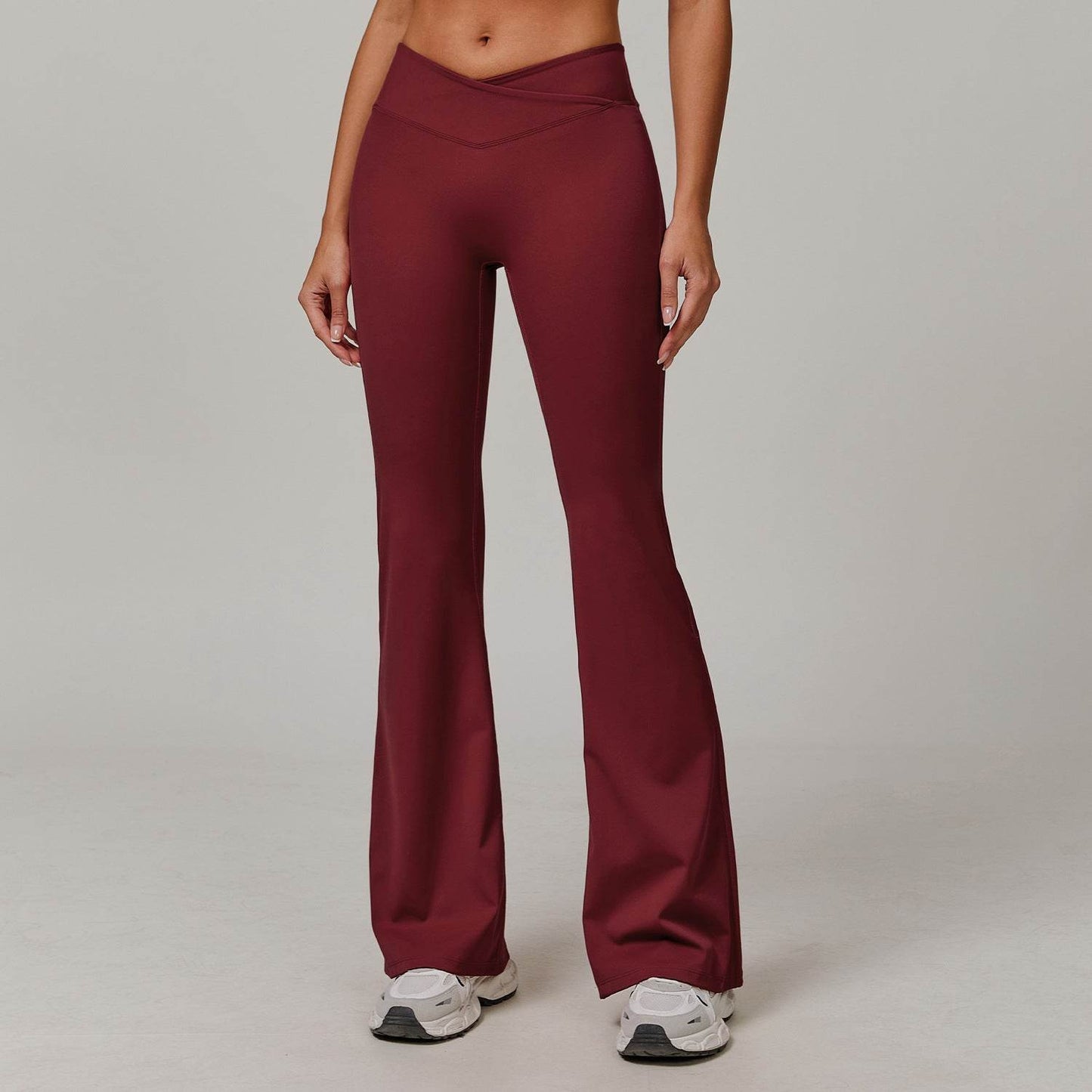 Women's High Waist Bell-Bottom Pants - Versatile Sport & Leisure Fit - Buy Center US