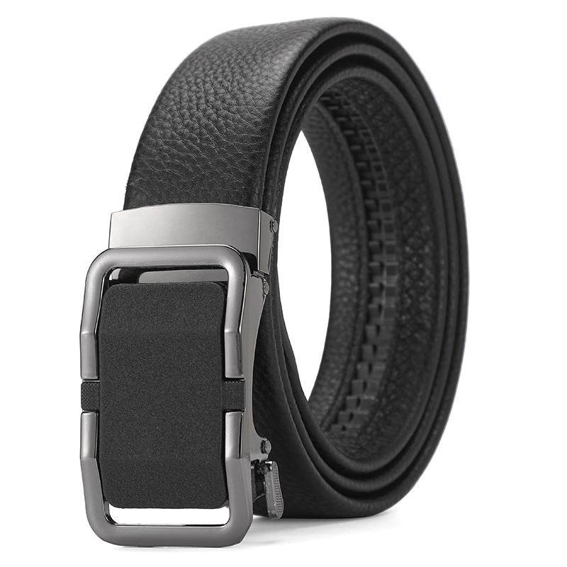Buycenter Genuine Leather Automatic Belt for Boys - Stylish & Durable Design - Buy Center US