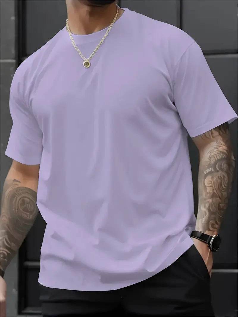 3D Printed Short Sleeve T-Shirt - Stylish Round Neck in Multiple Colors - Buy Center US