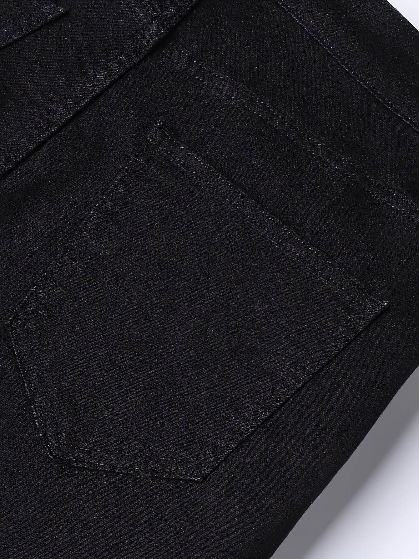 Men's Slimming Skinny Jeans - Light Blue Stretch Denim for All Seasons - Buy Center US